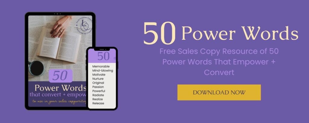 powerwords are a fantastic tool for sales copywriting 