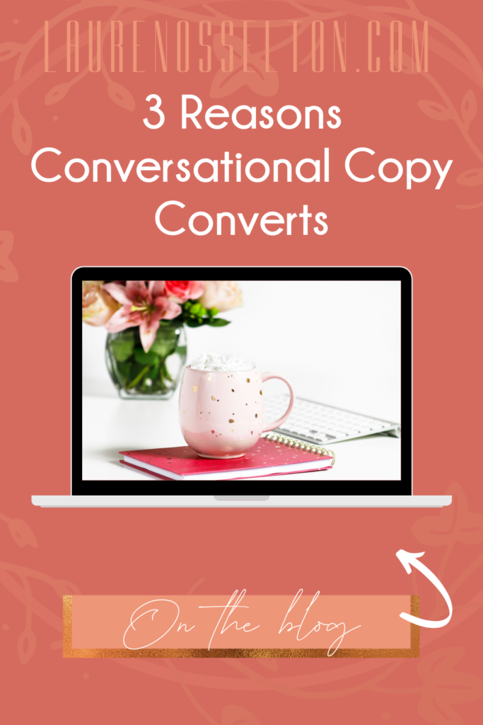 Your website copy is the main way your potential customers can have a feel of who you are! It can create a connection and make selling online easier for you once they established they like you! How do you do that though? By using conversational copy! In this blog, we're covering the copywriting concept of conversational copy, what it is and why you should definitely use it on your website and sales pages!