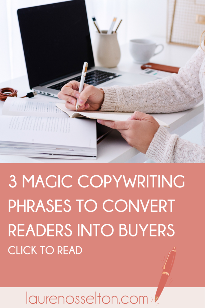 The words you're using in your copy have a strong impact on your readers and this blog aims to make it really easy for you to choose powerful copywriting words and phrases! I am giving you my 3 favorite and absolutely powerful copywriting phrases to convert your readers into clients easily. Unleash the power of your copy with my best copywriting tips for creative entrepreneurs today!