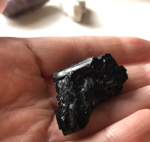 Black tourmaline healing crystal
