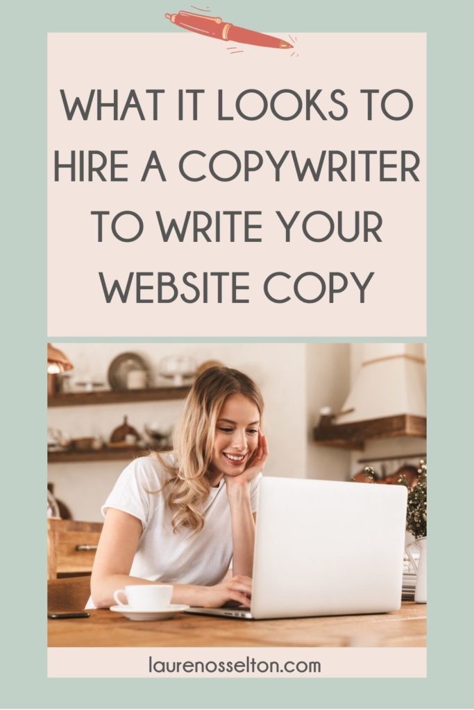If you're wondering about hiring a copywriter for your website copy, you should read the behind the scene of my copywriter for the day! I'm taking you through the entire process of how we'll get your website copy done in one day and how this is a unique experience for your creative business!