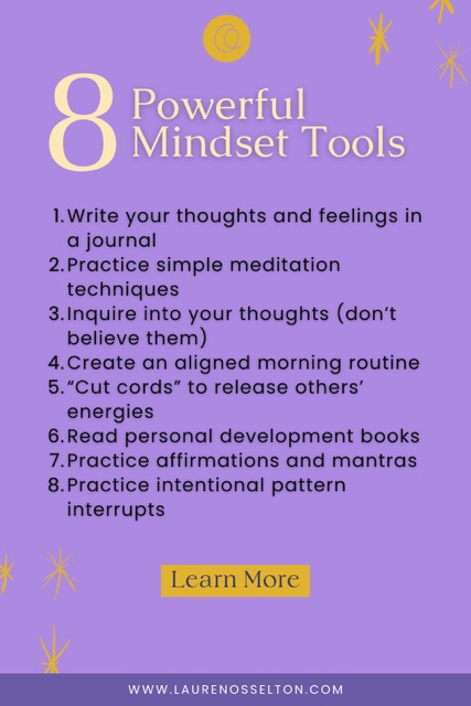 You need mindset tools in entrepreneurship to create a strong business mindset but you also need mindset tools in your personal life to create a healthy mindset and lifestyle! In this blog, we're diving into 8 mindset tool I use in my mindset coaching with all my clients so they learn how to easily shift their mindset to a more positive outcome when they need it! Trust me with these mindset tips for entrepreneur and start changing your business and your life with these growth mindset tools!