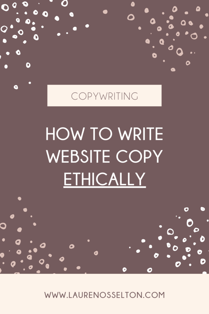 copywriting is strategic marketing writing designed to sell your products, services, coaching, offers, etc. But there are some rules you need to follow to make sure you're using it correctly and ethically! In this blog we're covering 6 copywriting tips to help you market your business with soulful copywriting.