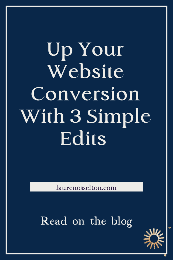 Writing converting copy for your website doesn't have to be hard! In this blog, I am covering 3 ways you can edit your website copy to make sure it's interesting and it will convert your readers into customers or clients. Click now to edit your copy with these 3 copywriting tips in mind and watch your conversion rate explode!