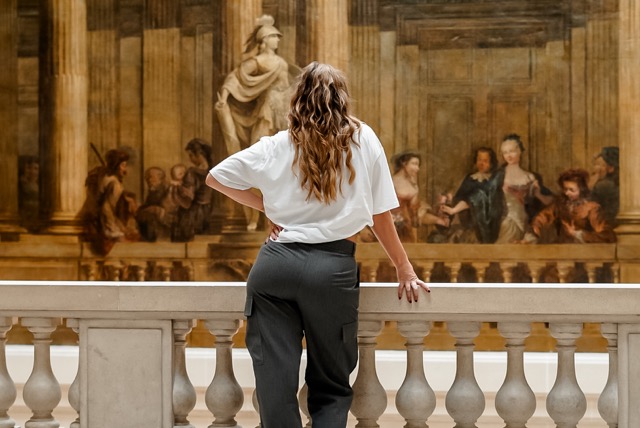 Woman pondering the bad advice to pick just one thing when she is multi-passionate 